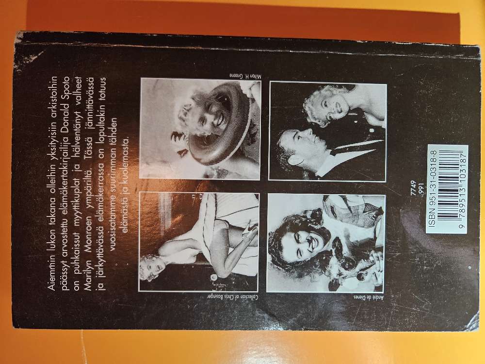 Marilyn Monro elämänkerta pokkari