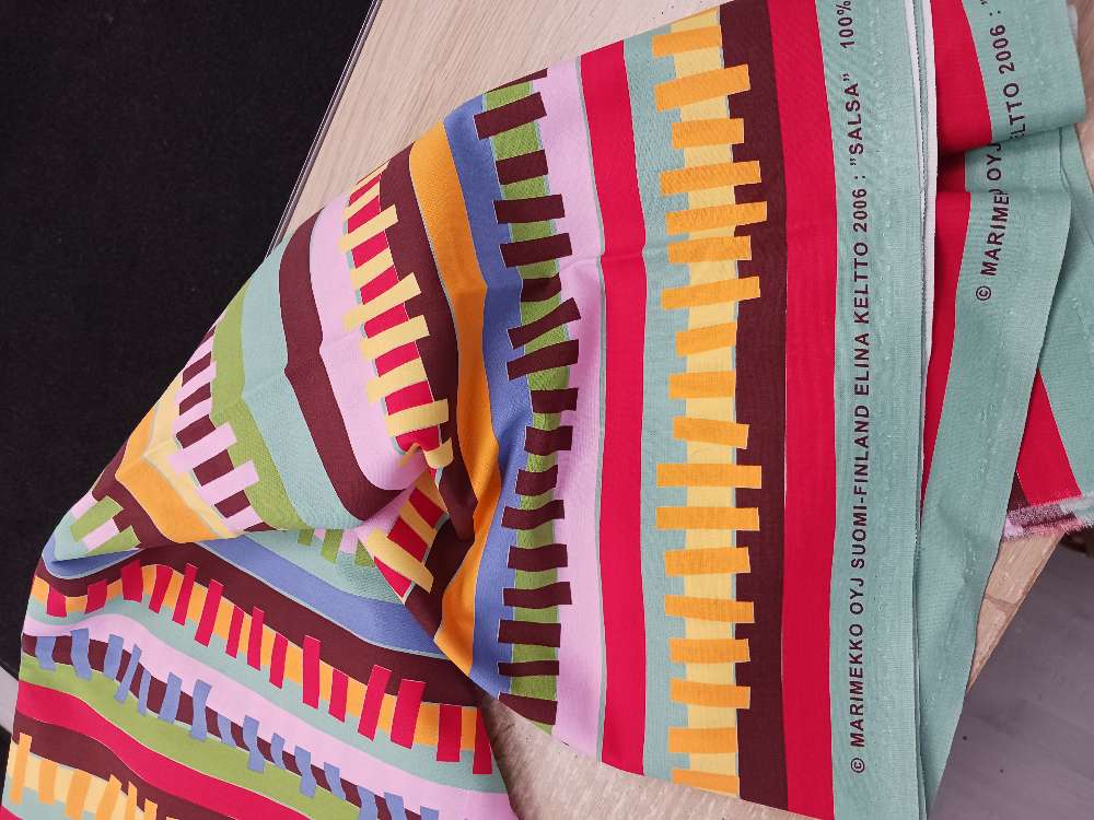 Marimekko salsa-kangas n. 250x140cm