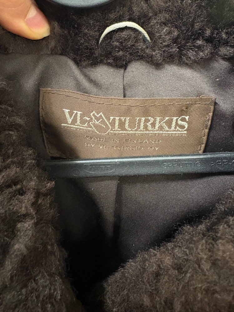VL Turkis ruskea takki, noin S/M