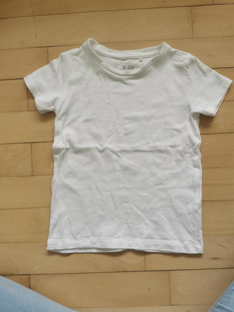 Vrs hvid T-shirt 98/104