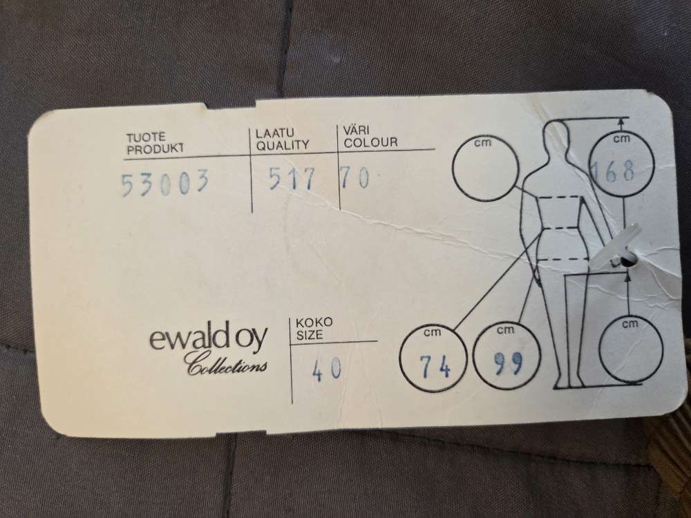 Ewald ruskeat culotte-housut 40