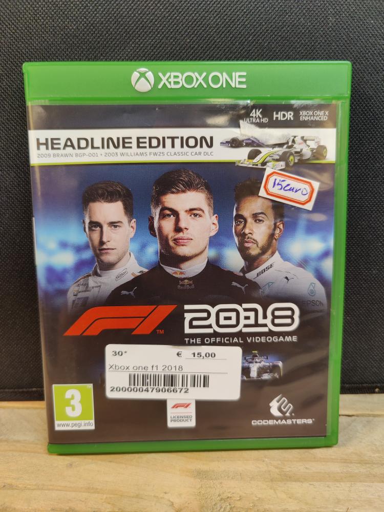 Xbox one F1 2018