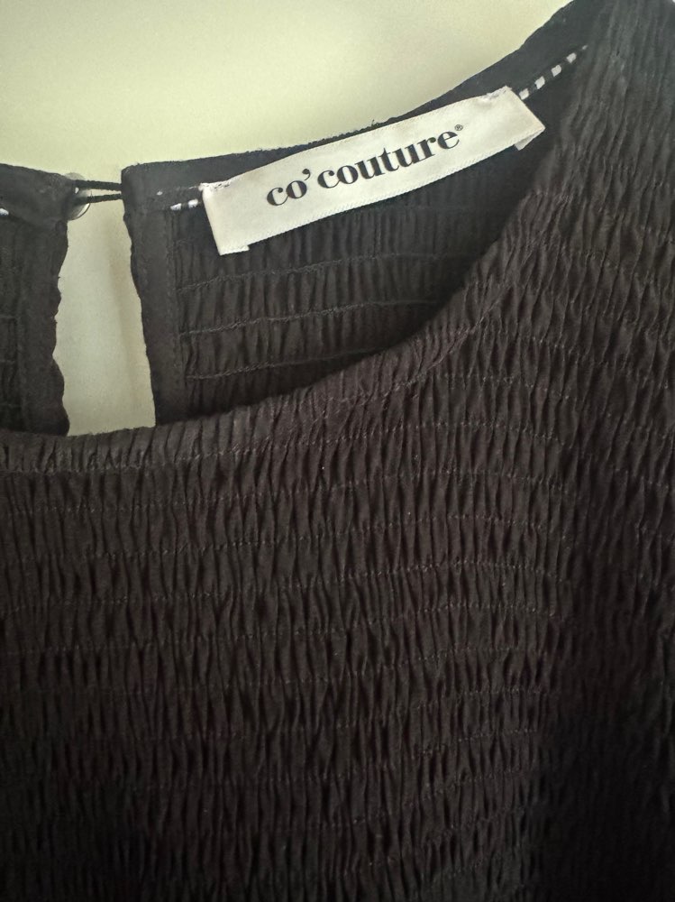 Co’couture sort lang kjole