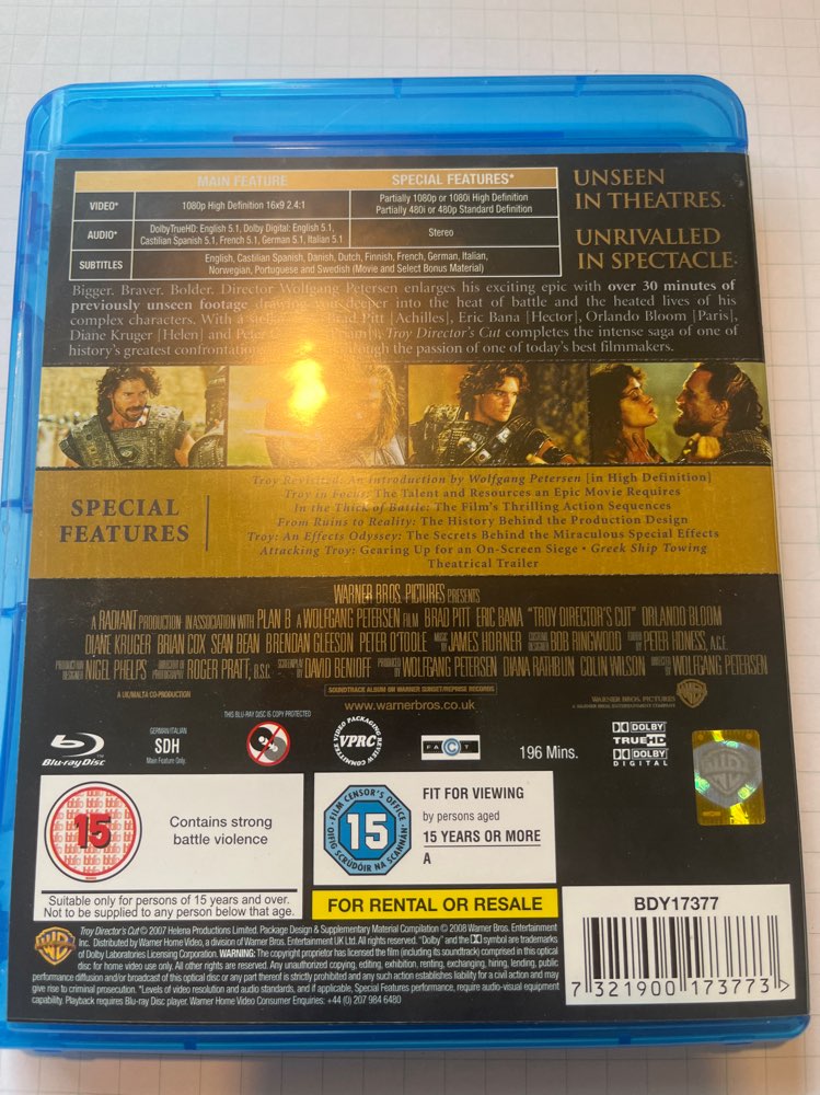 Troy/Blu-Ray