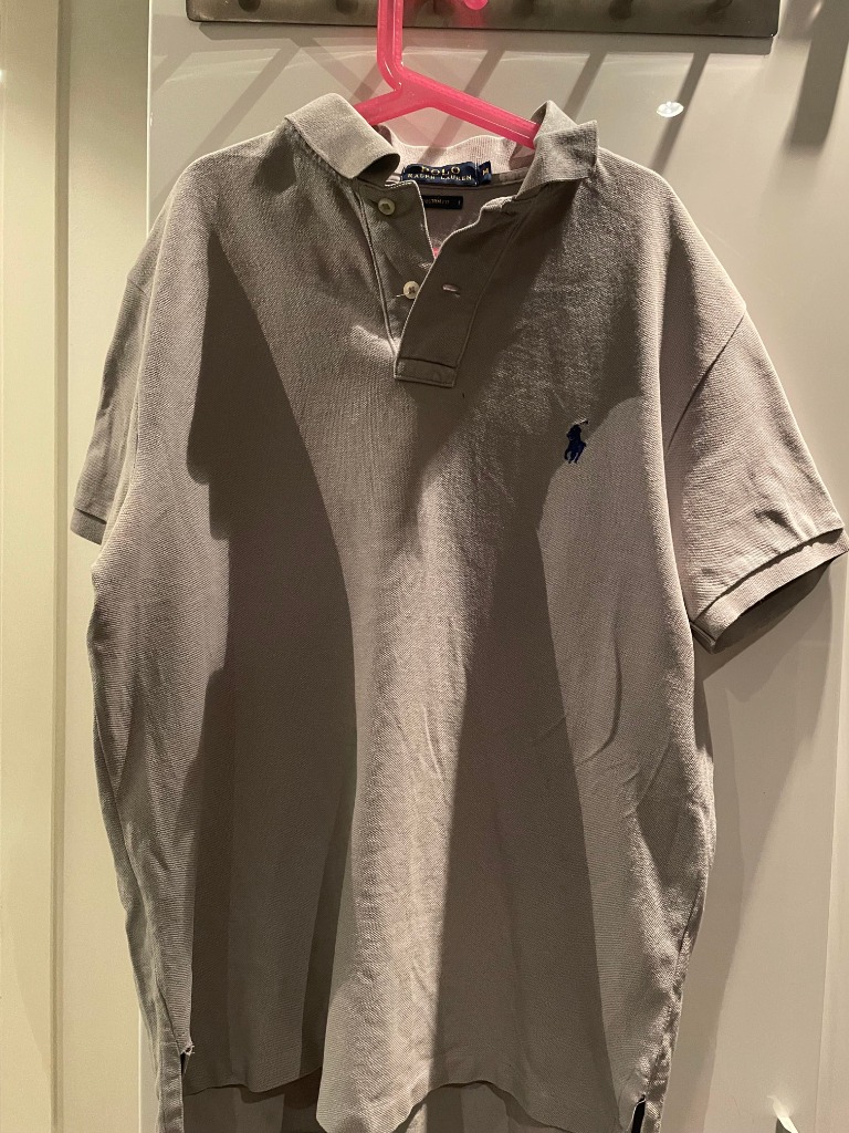 Polo - pique skjorte grå str M