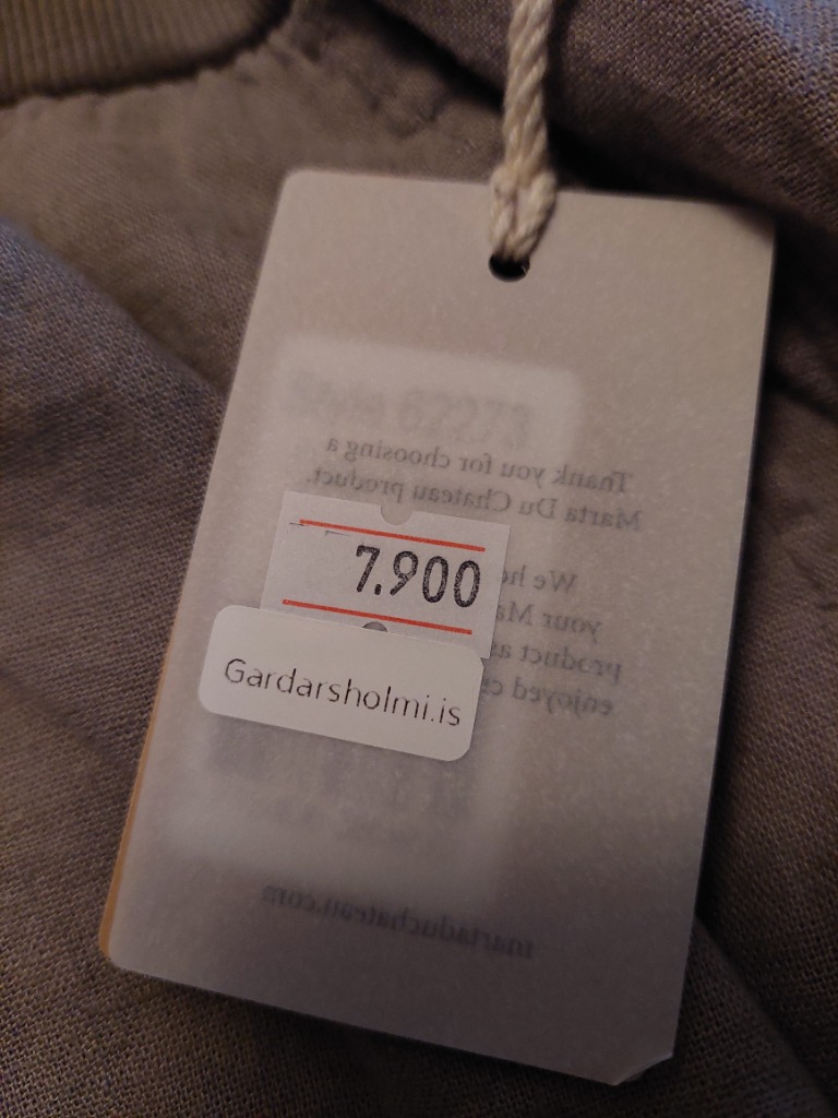 Nýjar hörblandaðar buxur S/M