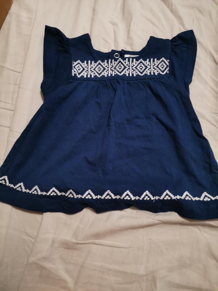 Sininen mekko 74cm kappahl
