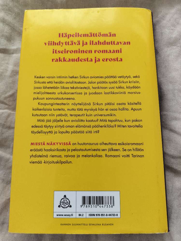 Miestä näkyvissä kirja