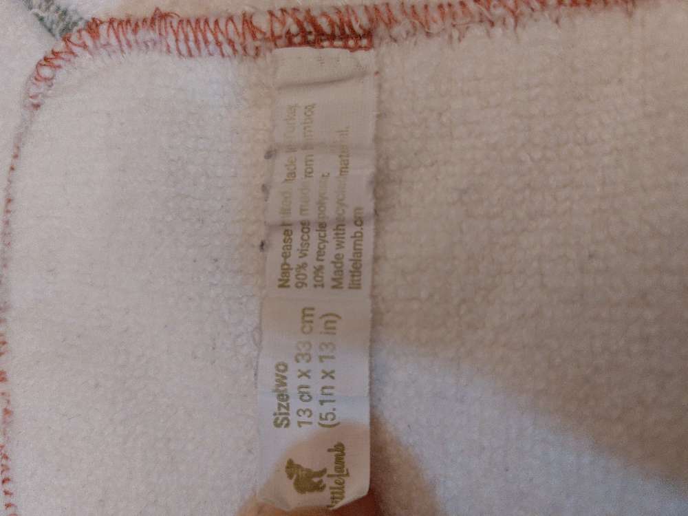 6 stk bambus boosterar frá Little Lamb