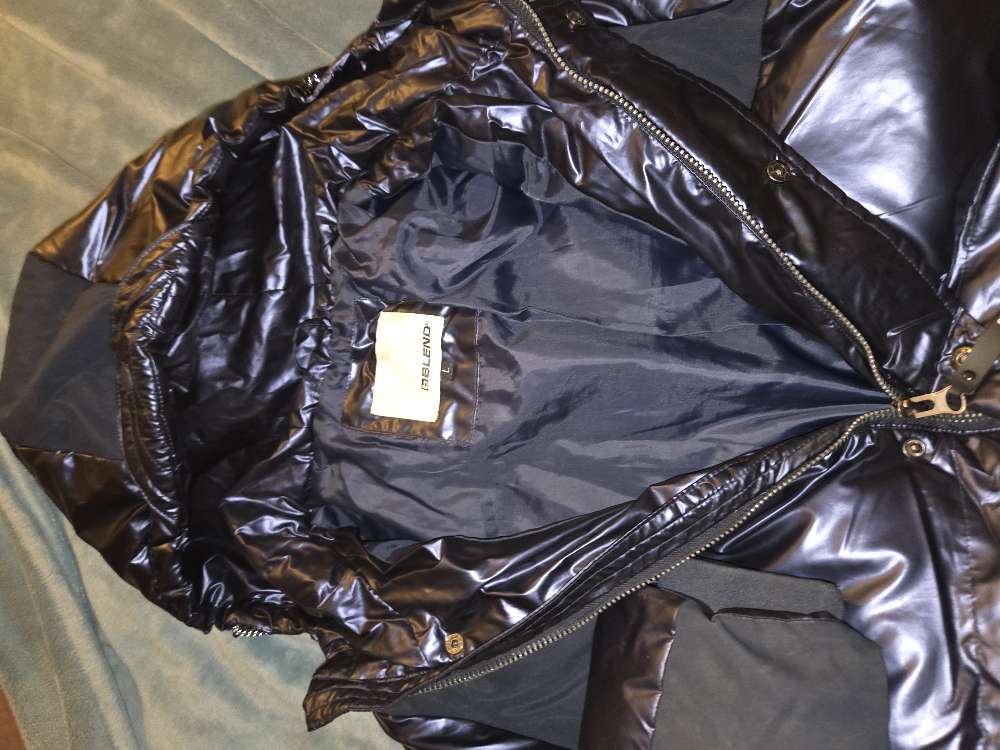 Blend úlpa st. L dökkblá glans