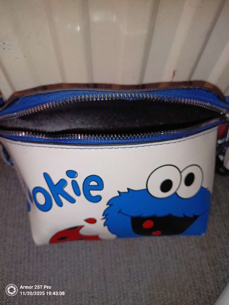 Cookie monster mittistaska