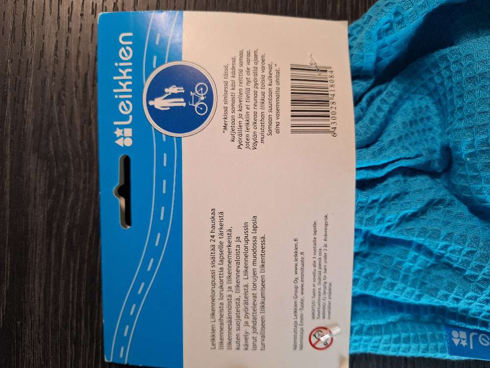 Leikkien liikennelorupussi (uusi)