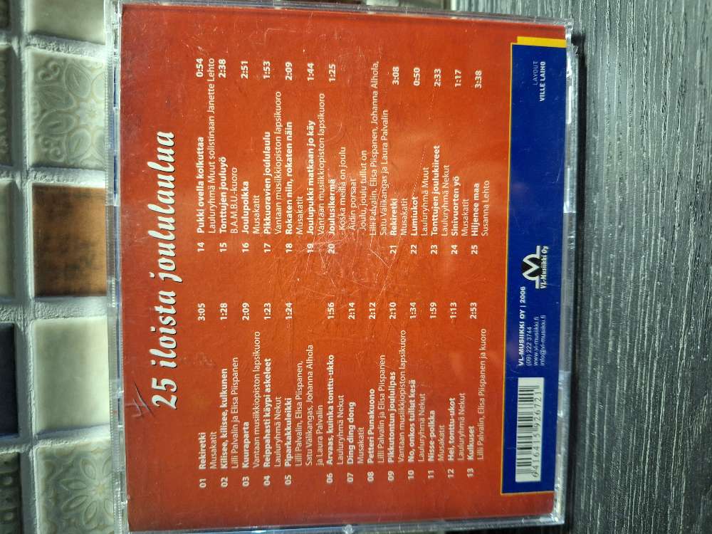 CD, 25 iloista joululaulua