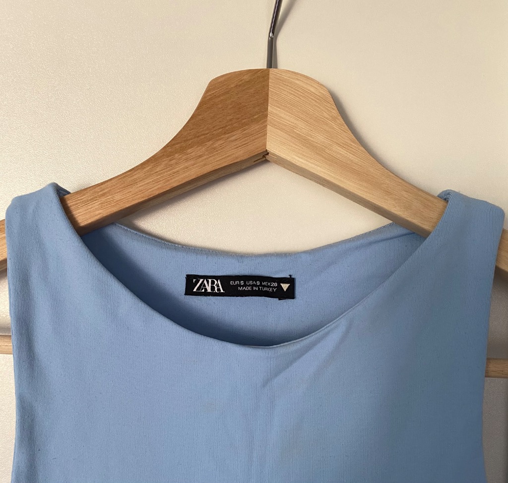 Zara sininen body, koko S