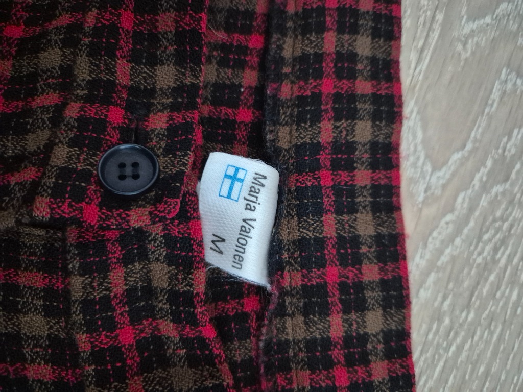 Turussa valmistetut vintage ruutuhousut