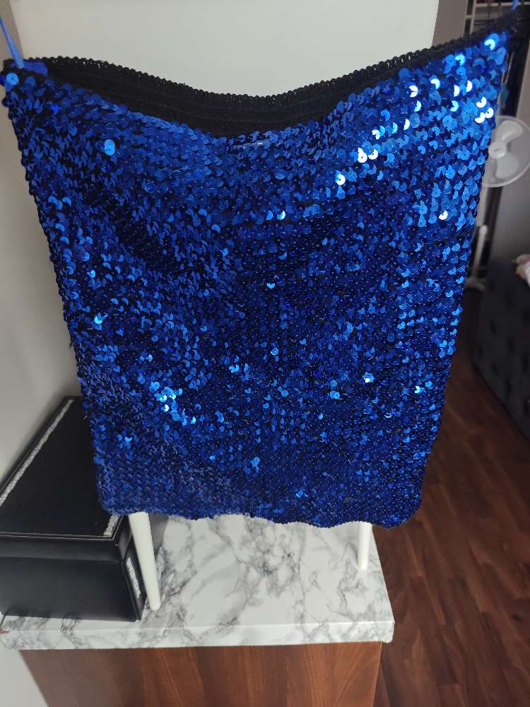 Hame, glitter, sininen, VILA, XS