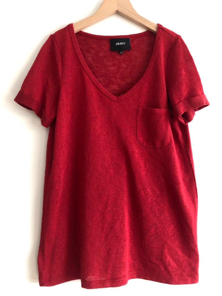 Rød T-shirt, XS