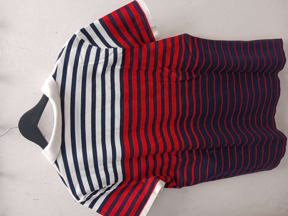 Hilfiger raidallinen pikee paita XL