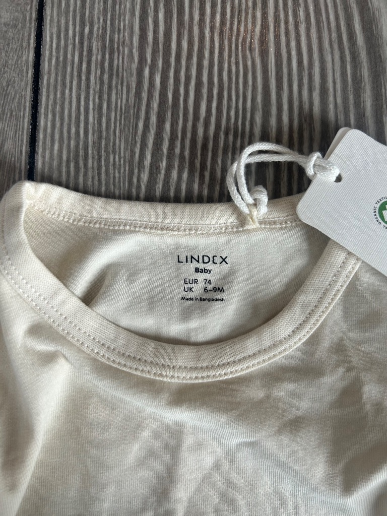 Ny Lindex body naturhvit str 74
