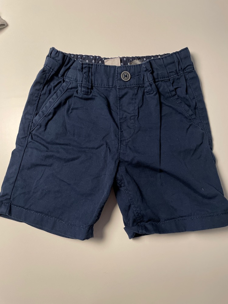 H&M shorts blå str 80