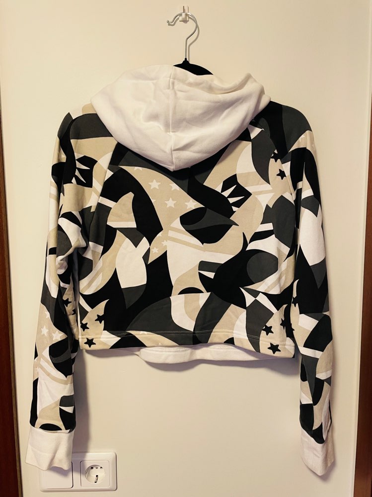 ADIDAS stutt hettupeysa S