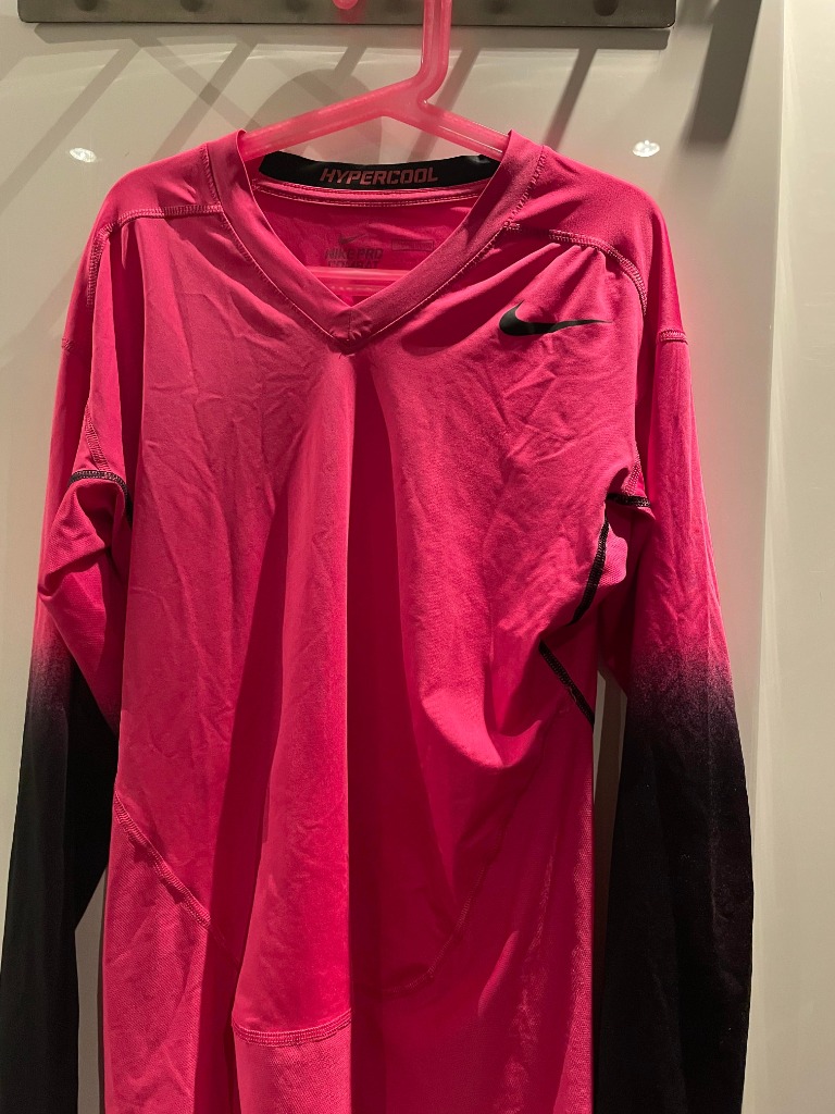 Nike teknisk trøye rosa str s