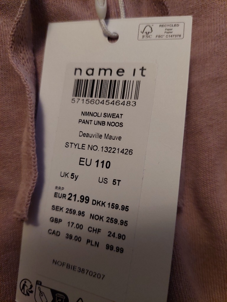 Nýjar Name it buxur 