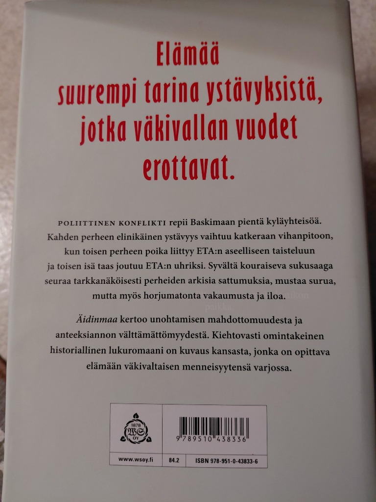 Fernando Aramburu Äidinmaa