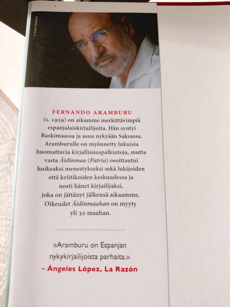 Fernando Aramburu Äidinmaa