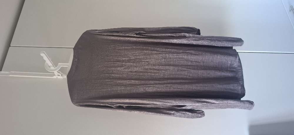 Silfur kjóll st. L/XL m. vösum