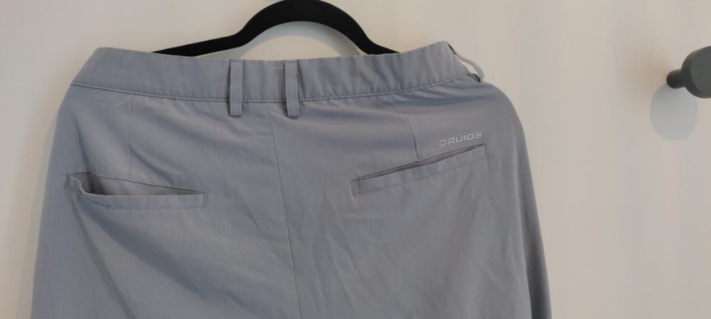 Druids golfbuxur, ljósgráar 30W/32L