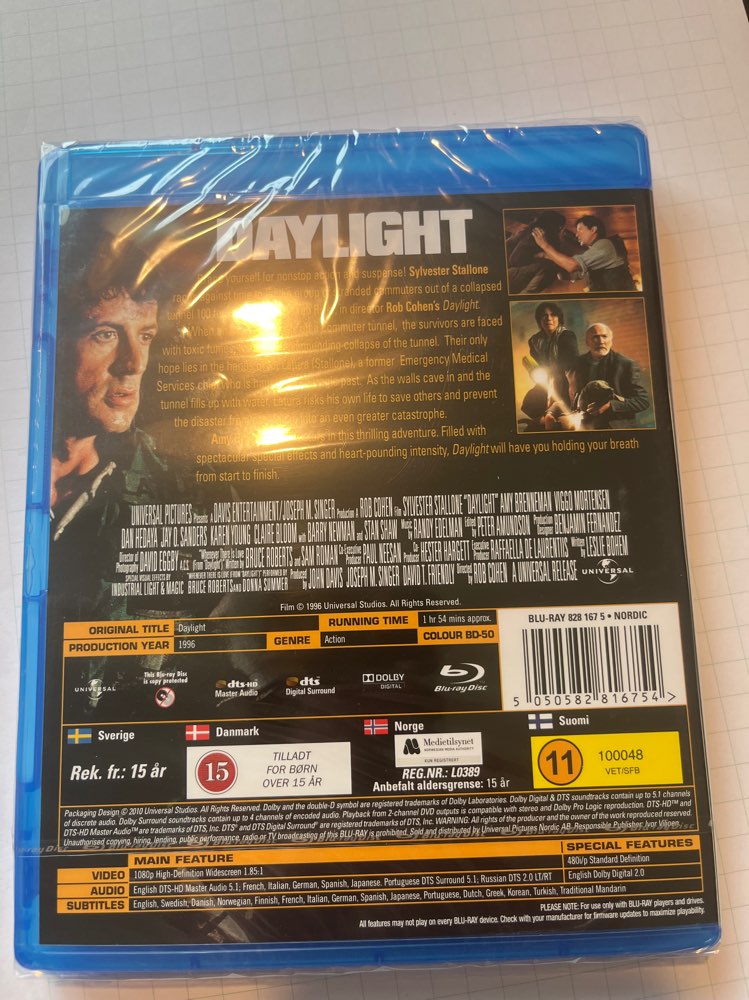 Daylight/Blu-Ray/muoveissa