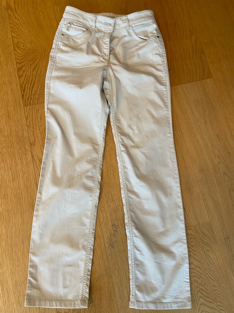 Beige Zerres Tina bukse str 38