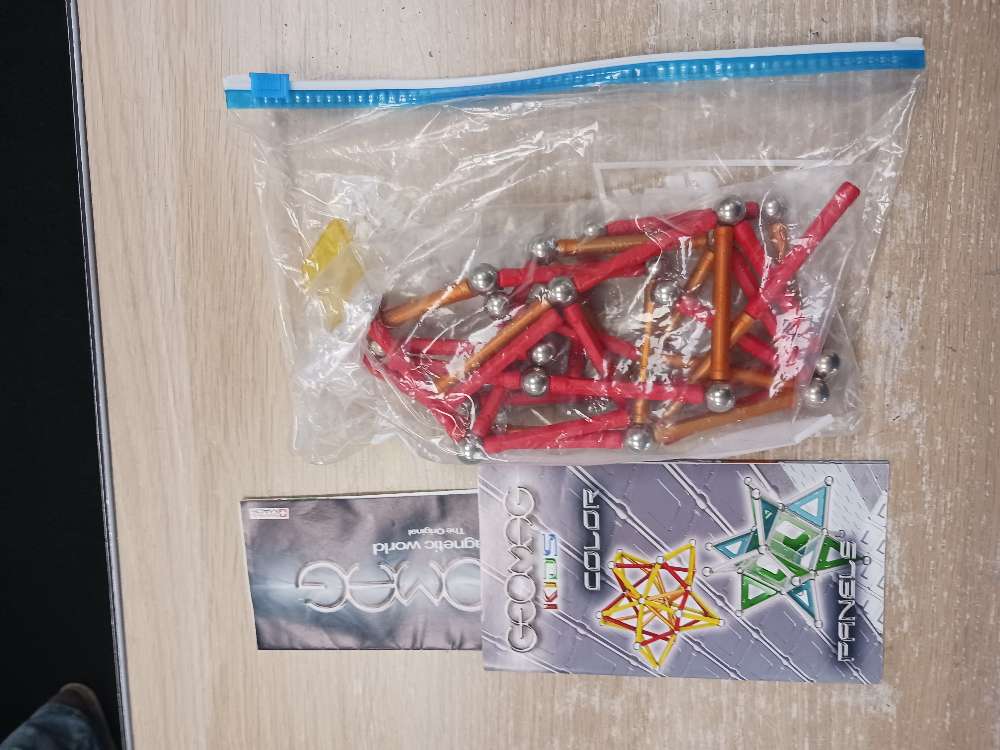 Geomag oranssit/punaiset palikat
