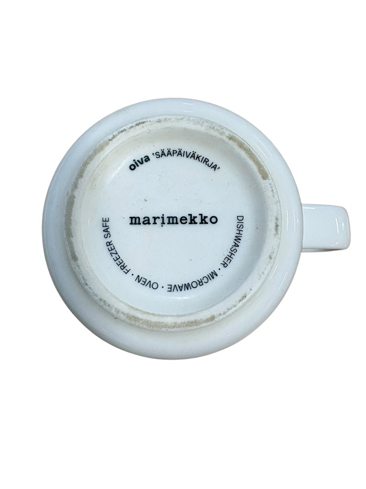 Marimekko Sääpäiväkirja kuppi