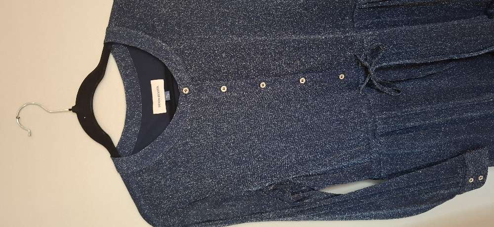 Denim Hunter st. L glimmerkjóll blár