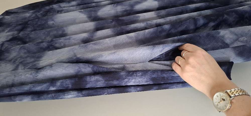 Cult víður kjóll m.vösum blár