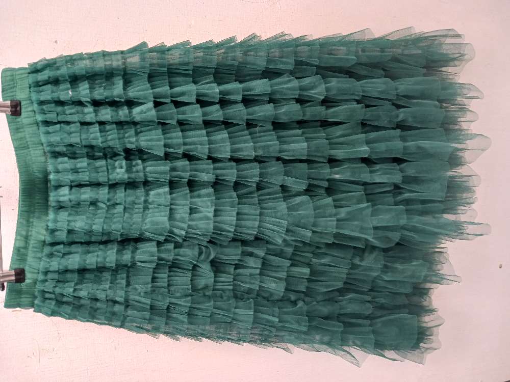 Vihreä röyhelöhame XXL