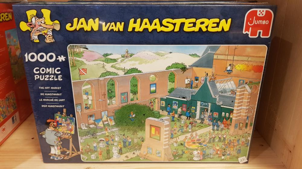 Jan van Haasteren de kunstmarkt 