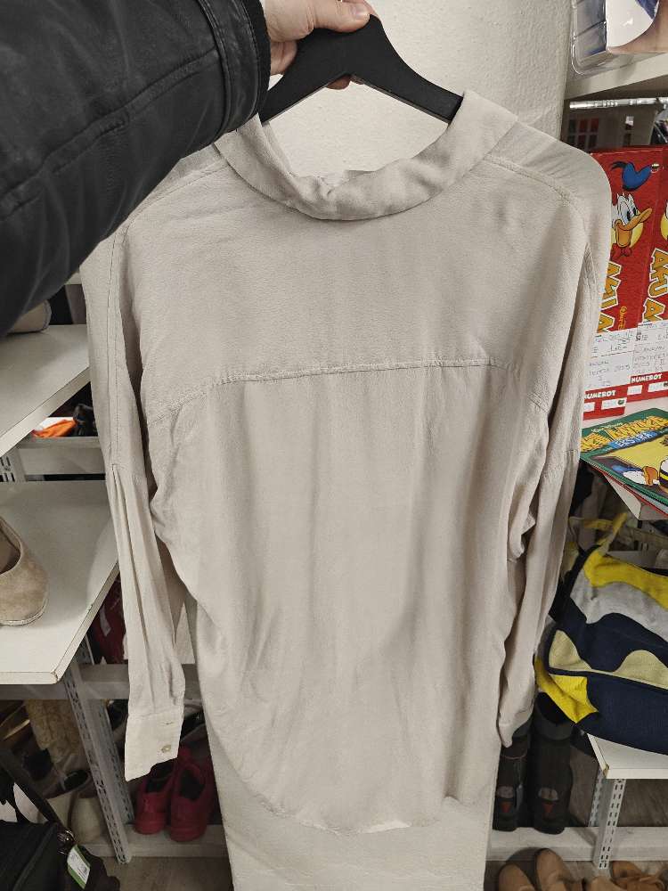 Mango kermanvärinen kauluspaita, M