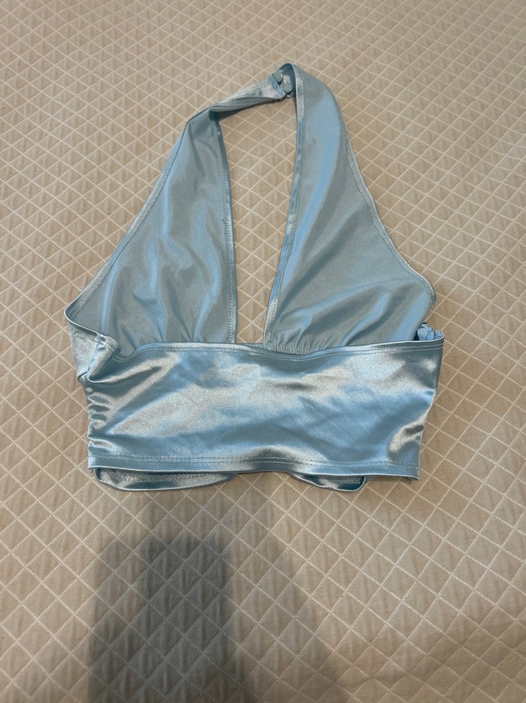 Toppi sininen avoin selkä S