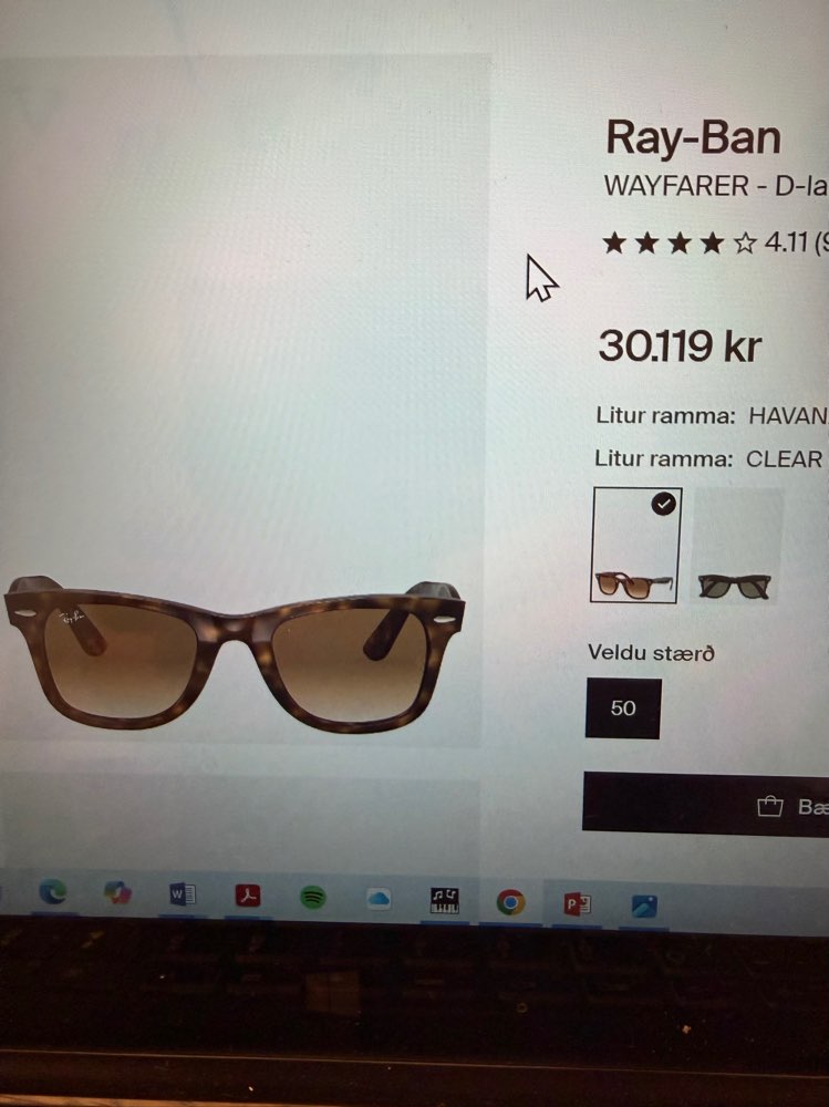Ray Ban Wayfarer sólgleraugu
