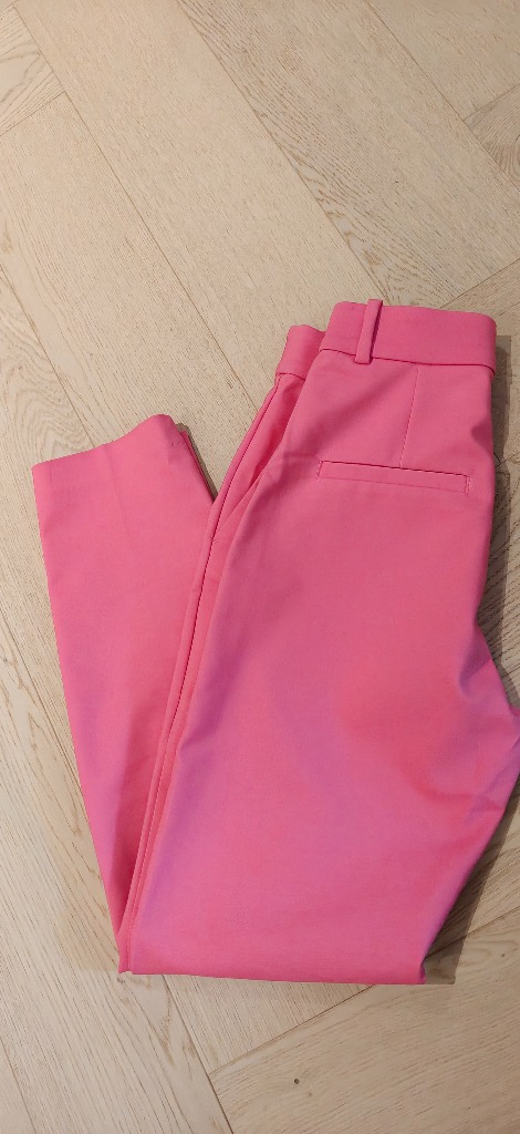 Pinkit suorat housut H&M 34