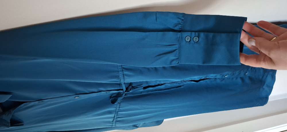 Vila st. 40 skyrtukjóll sæblár