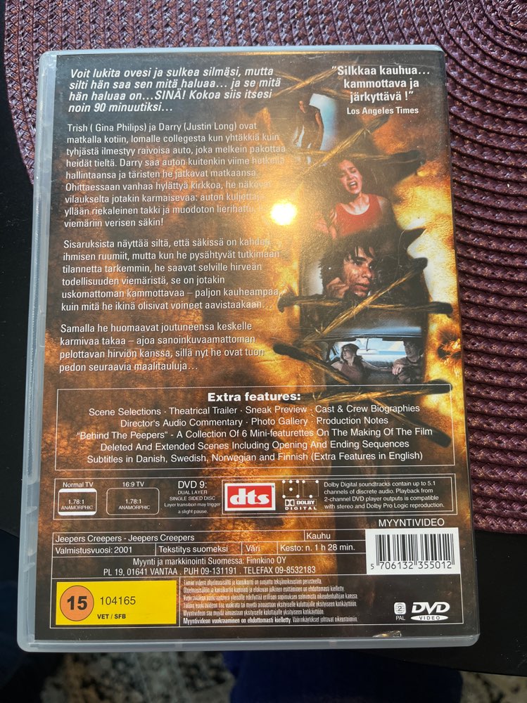 Jeepers Creepers/DVD