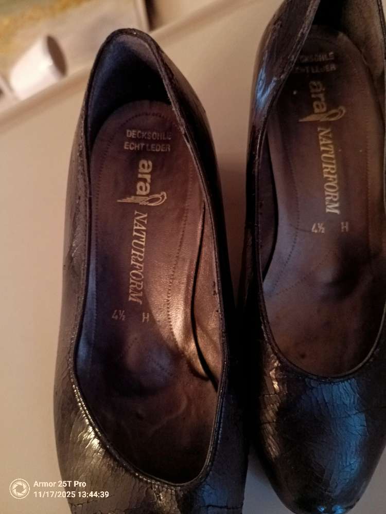 Leðurskór. ara Naturform. St 38