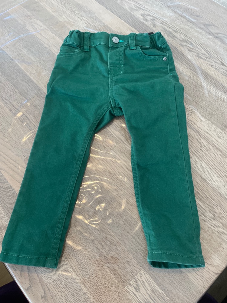 Grønne jeans str 86