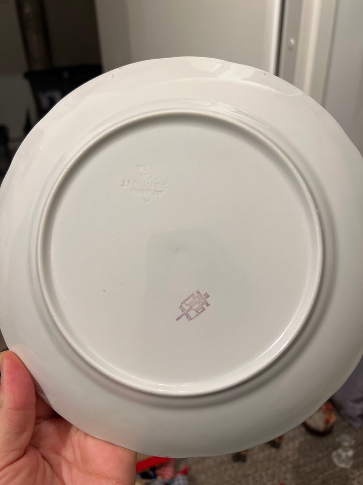 Arabia kultareuna lautanen