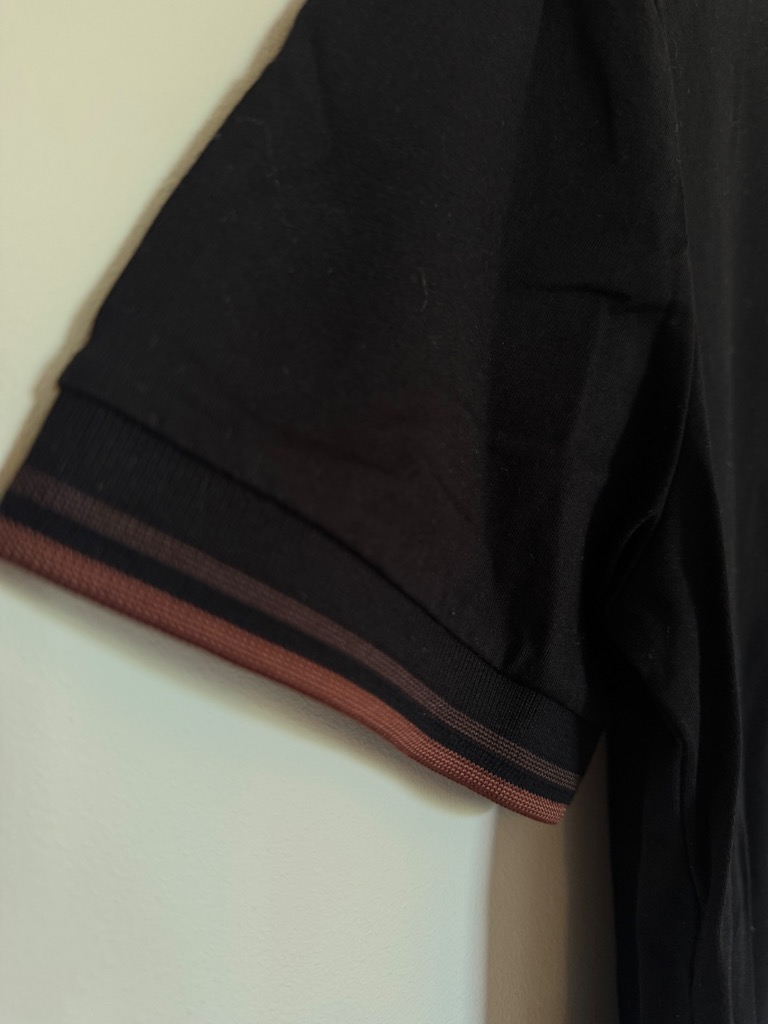 Fred Perry musta t-paita miesten, S, uus