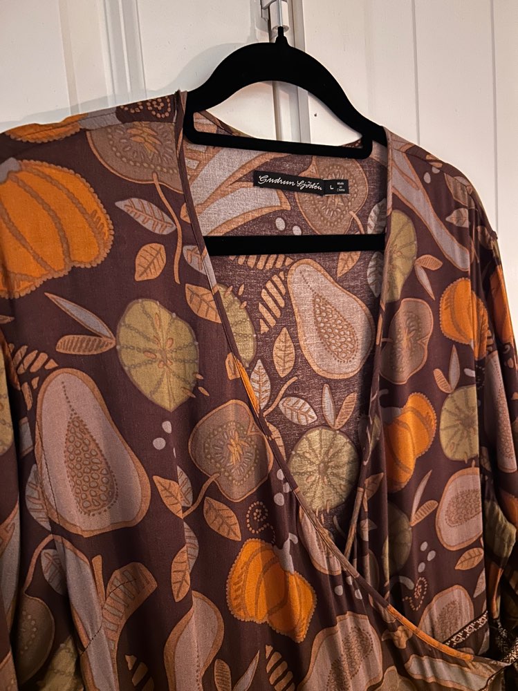 Gudrun Sjödén omslagskjole str L